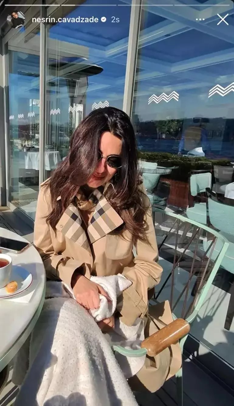 nesrin cavadzade den ayrilik sonrasi ilk paylasim