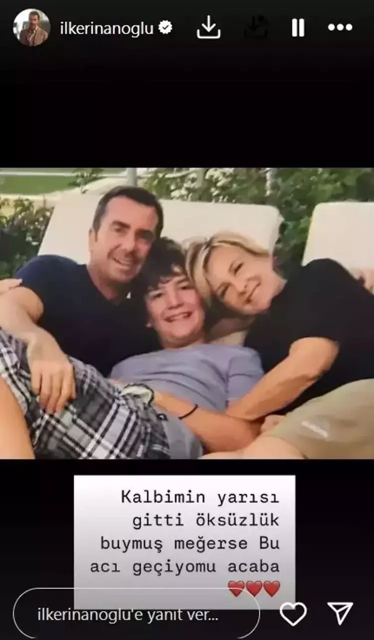 ilker inanoglu nun anne acisi