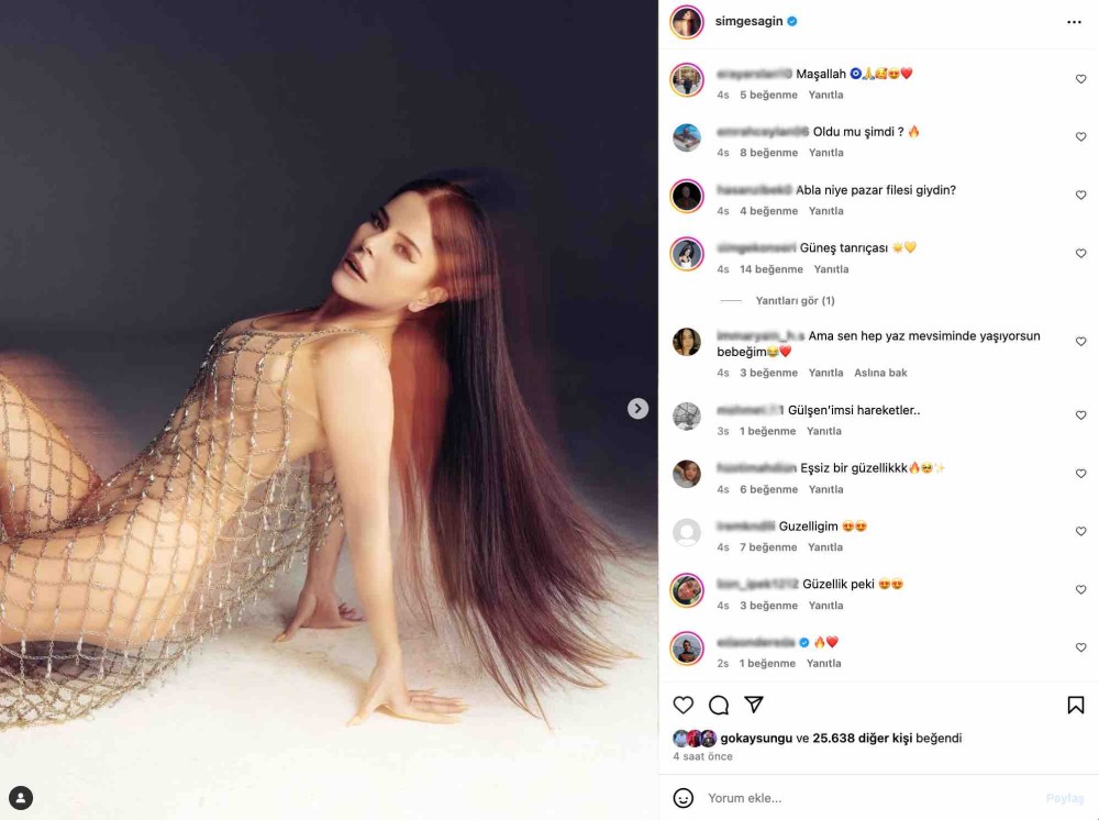 simge sagin in transparan paylasimi gundem oldu gunes tanricasi